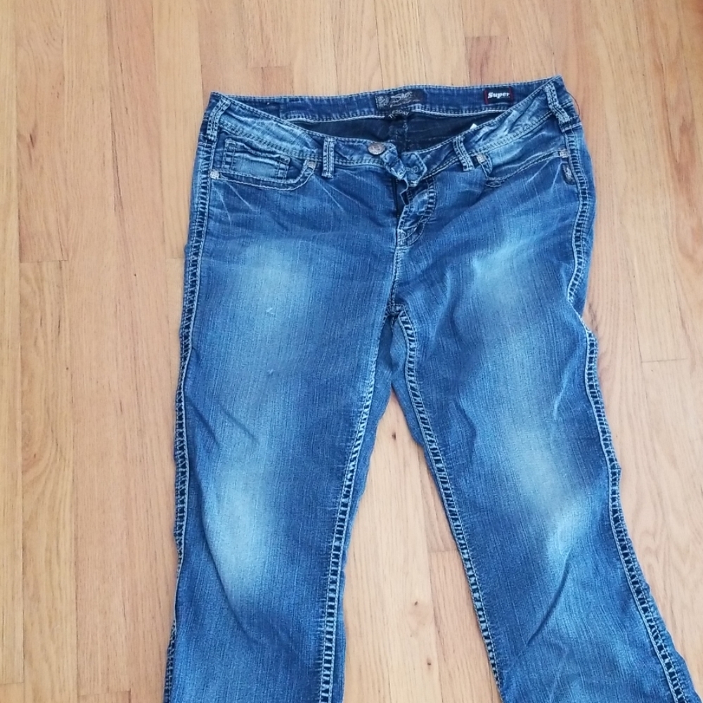 Silver jeans